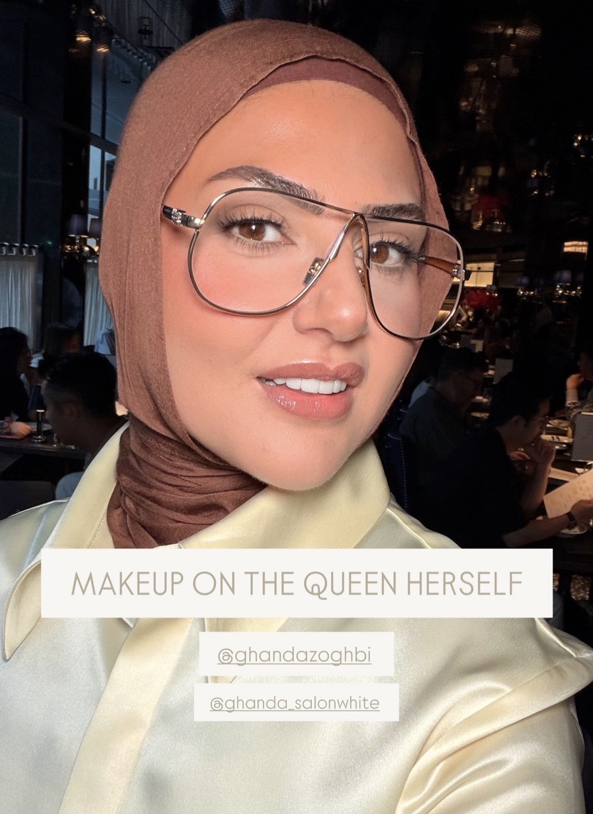 Houda Tawil Makeup client glam portfolio photo